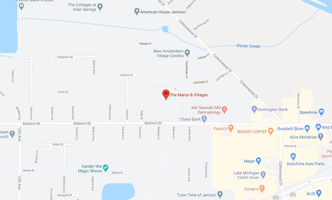 The Manor and Villages Map